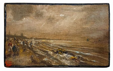 Personaggi sulla spiaggia, 20° secolo