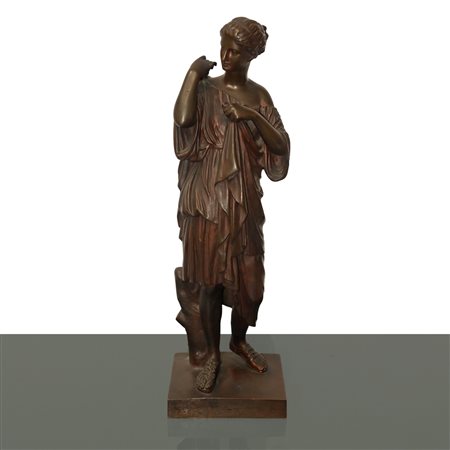 Diana di Gabi, scultura in bronzo