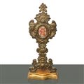 Reliquiario in ottone di Sant'Olimpio,  19° secolo