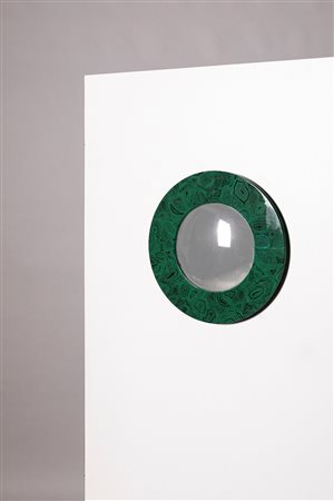 Piero Fornasetti (Milano 10/11/1913 - Milano 09/10/1988)  - Specchio 'Malachite', 1950 circa