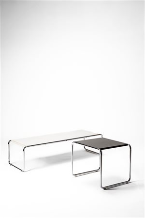 Marcel Breuer (1902 - 1981)  - Coppia di tavoli bassi modello 'Laccio', 1925 circa