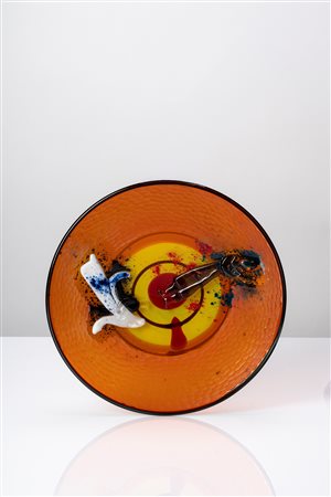 Ermanno Nason - Piatto decorativo 'Omaggio a Chagall', 1968