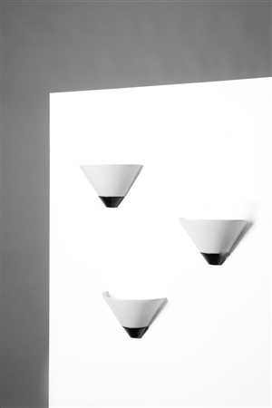 VeArt - Set di tre applique modello 'Roby', 1980 circa