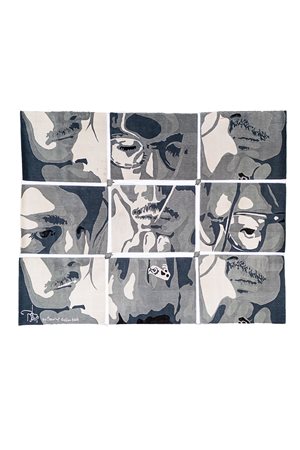 Maurizio Galimberti (1956)  - Tappetto ritratto di Johnny Depp, 2010 circa