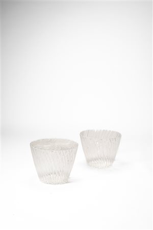 Tokujin Yoshioka - Coppia di side table contenitori modello 'Sparkle', 2010 circa