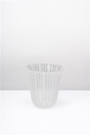 Barovier e Toso - Vaso a canne zanfirico, 1960 circa