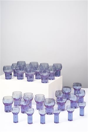 Sergio Asti - Servizio di bicchieri modello 'Chameleon', 1960 circa