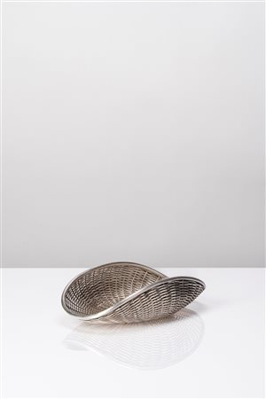 Lino  Sabattini - Cestino modello 'Mosé' della serie 'Intrecciati', 1960 circa