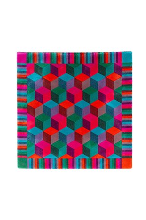 Ottavio Missoni (Ragusa 1921 – Sumirago 2013) - Tappeto modello 'Mosaique', 1980 circa