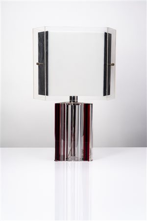 Pierre Giraudon (attribuito a) - Lampada da tavolo, 1970 circa