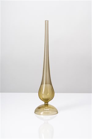 Manifattura Muranese - Vaso monofiore, 1950 circa