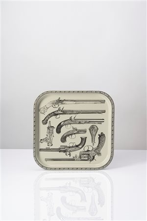 Piero Fornasetti (nello stile di) - Vassoio , 1970 circa
