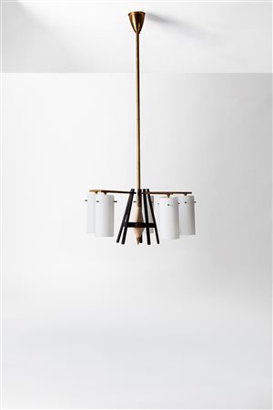 Stilnovo (nello stile di) - Sospensione a cinque luci, 1960 circa