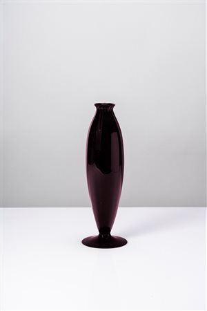 Manifattura Muranese - Vaso ametista, 1940 circa