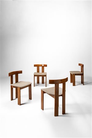 Luigi Vaghi - Set di quattro sedie modello 'Euro', 1970 circa