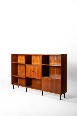 Manifattura danese - Libreria con bar, 1960 circa