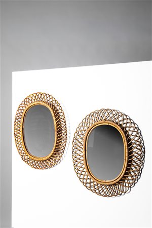 Manifattura Italiana - Coppia di specchi, 1960 circa