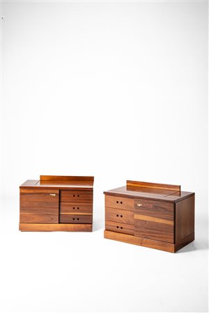 Manifattura Italiana - Coppia di comodini , 1970 circa