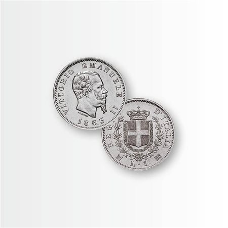 13 monete in argento della Lira