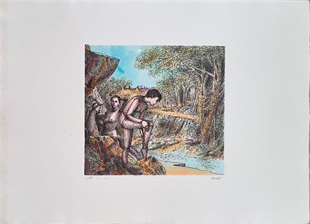 MORELLI VINCENZO Bagnacavallo 1896 - Bogliaco 1976 "Senza titolo"