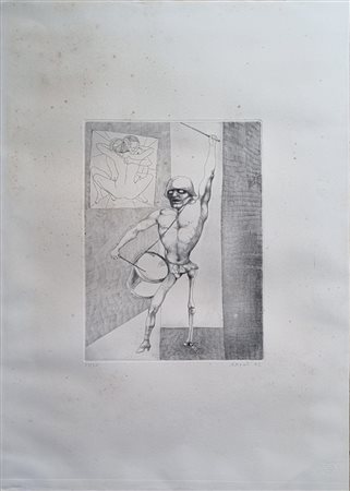 ATTARDI UGO Sori 1923 - Roma 2006 "Senza titolo"