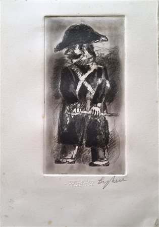 BORGHESE FRANZ Roma 1941 - 2005 "Senza titolo"