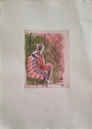 FANTUZZI ELIANO Modena 1909 - Verona 1987 "Senza titolo"