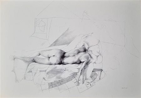 ATTARDI UGO Sori 1923 - Roma 2006 "Ah se addenta il pescecane"