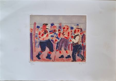 BORGHESE FRANZ Roma 1941 - 2005 "Senza titolo"