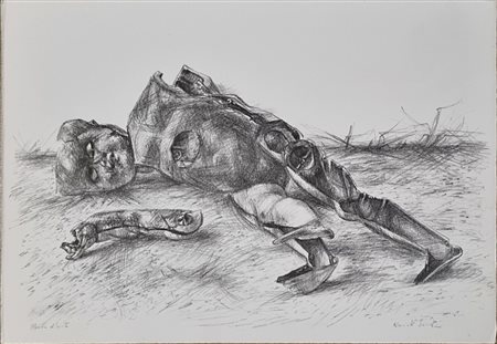 SANTINI RENATO Viareggio 1912 - 1995 "Bambola al mare"