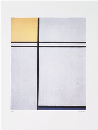 MONDRIAN PIET Paesi Bassi 1872 - New York 1944 "Senza titolo"