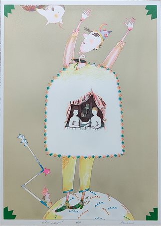 BUENO ANTONIO Berlino 1918 - Fiesole 1984 "Senza titolo"