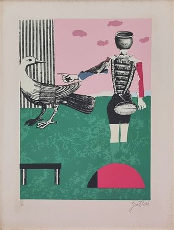 GENTILINI FRANCO Faenza 1909 - Roma 1981 "Senza titolo"