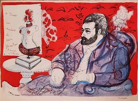 LIBERATORE FAUSTO MARIA Lucca 1922 - 2004 "Senza titolo"