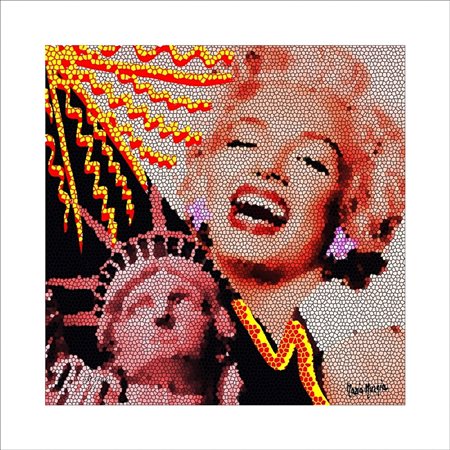 MURGIA MARIA Sassari 1935 "Serie Pop Art: Marilyn Monroe"