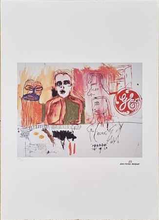 BASQUIAT JEAN-MICHEL New York 1960 - 1988 "Senza titolo"