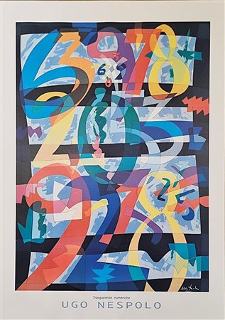 NESPOLO UGO Mosso 1941 "Trasparenze numeriche"