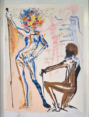 DALI' SALVADOR Spagna 1904 - 1989 "Senza titolo"