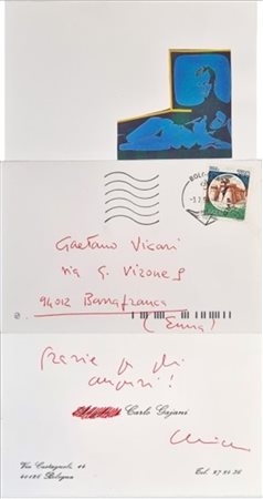 GAJANI CARLO Bazzano 1929 - Zocca 2009 "Senza titolo"