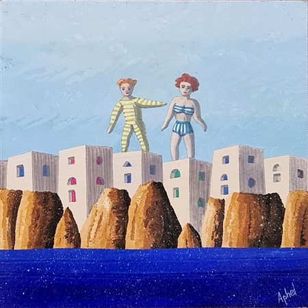 APHEL FABIO Cavalese (TN) 1957 "Lui e lei"