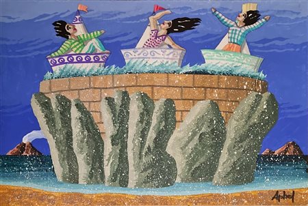 APHEL FABIO Cavalese (TN) 1957 "La regata"