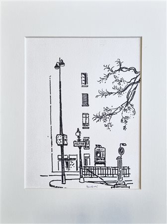 TAMBURI ORFEO Jesi 1910 - Parigi 1994 "Metropolitana"