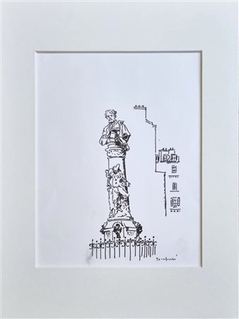 TAMBURI ORFEO Jesi 1910 - Parigi 1994 "Senza titolo"