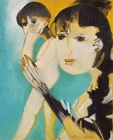 BRINDISI REMO Roma 1918 - Lido di Spina 1996 "Maternità"