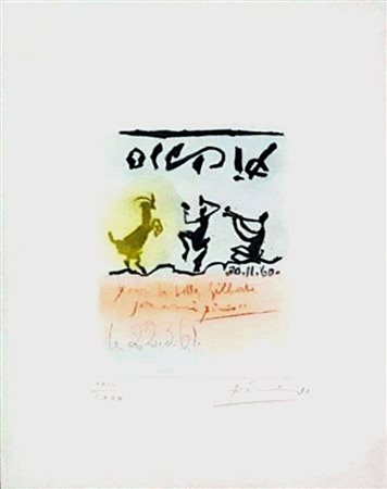 PICASSO PABLO Spagna 1881 - Francia 1973 "Senza titolo"