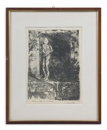 BARTOLINI LUIGI (1892 - 1963) - ANNA SI ALLACCIA AL BUSTO.