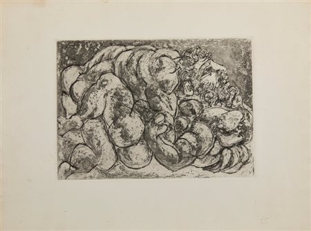 PICASSO PABLO (1881 - 1973) - DALLA SUITE VOILLARD, TAV 29. LE VIOL IV.