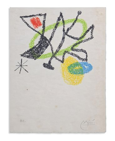 MIRÓ JOAN (1893 - 1983) - DA BOUQUET DE REVES POUR NEILA.