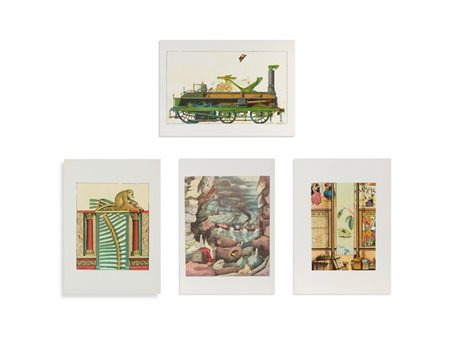 ERNST MAX (1891 - 1976) - LIEUX COMMUNS: ONZE POEMES ET DOUZE COLLAGES DE MAX ERNST.