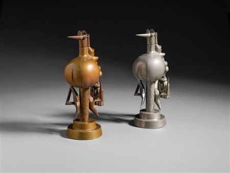 LAM WIFREDO (1902 - 1982) - OISEAU DE FEU E OISEAU DE FER.